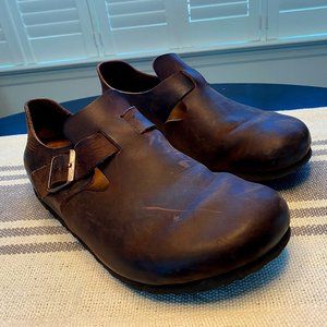 Birkenstock London Oiled Leather Habana 12/45